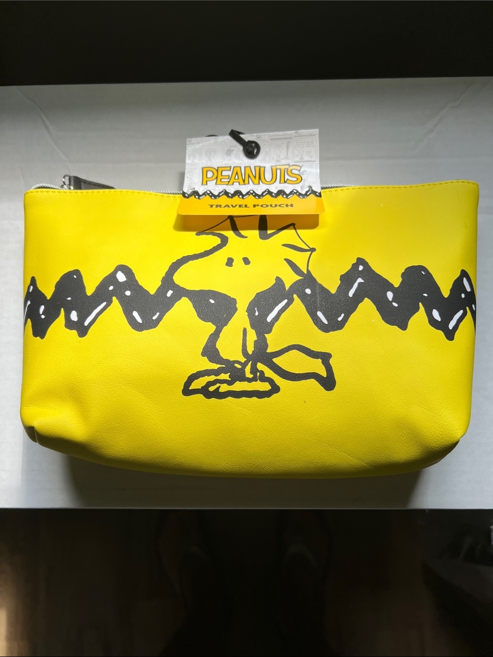 Peanuts Woodstock Yellow & Black Travel Pouch